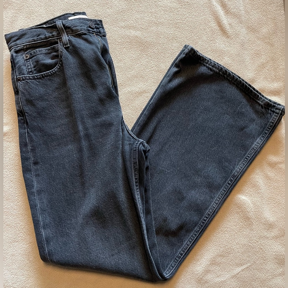70’s high flare Levi jeans - black